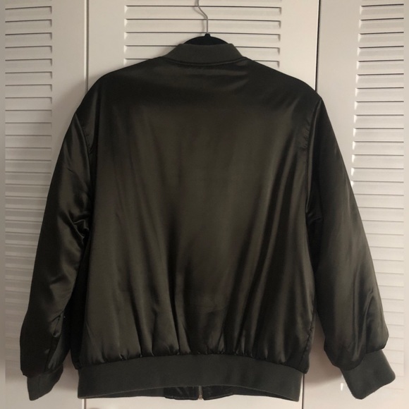 Philosophy Bomber Jacket - Olive Green - Picture 3 of 6